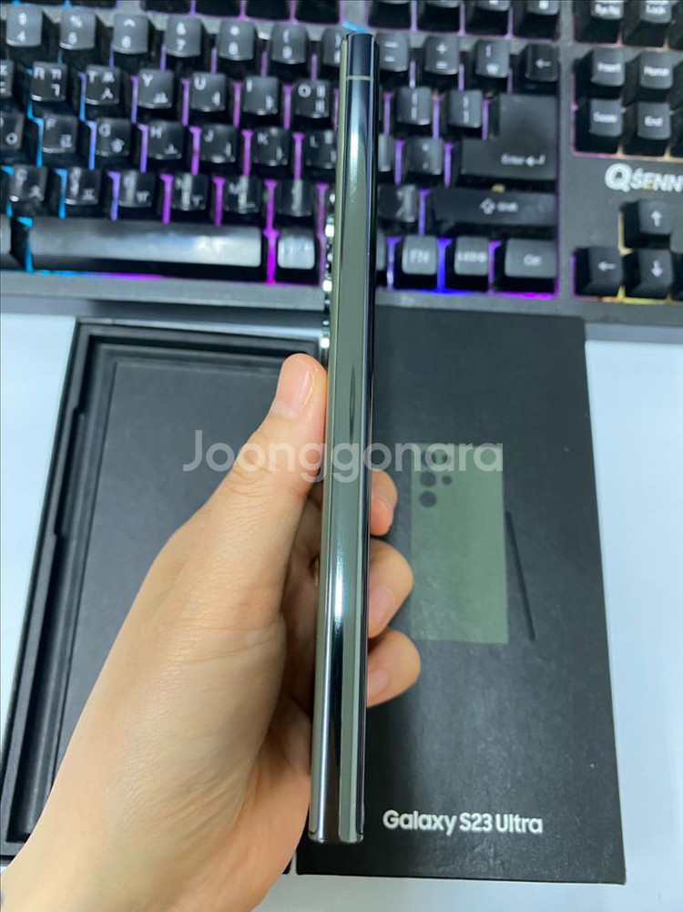KT 갤럭시S23울트라 그린 SS급 256G 무잔상--6