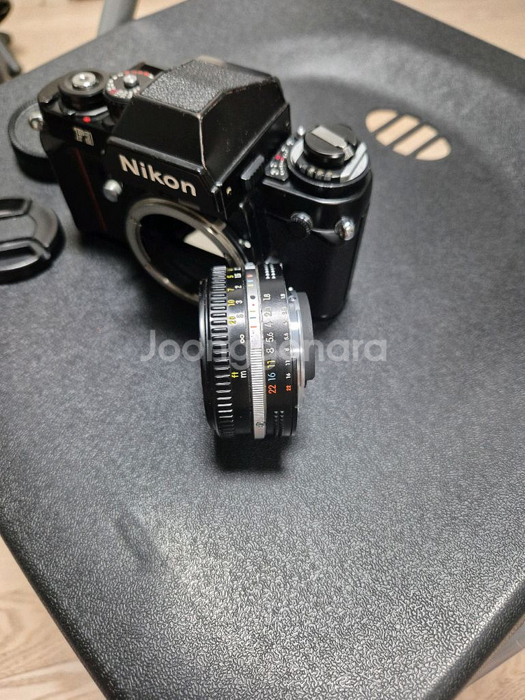 니콘 F3,50mm f/1.8 팬케이크 렌즈 필름카메라--3