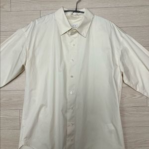 SIE 시에 크림베이지 버터색 탄탄한 셔츠