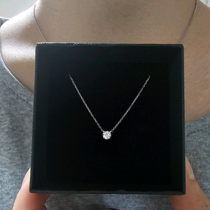 18K 천연다이아 3부 목걸이