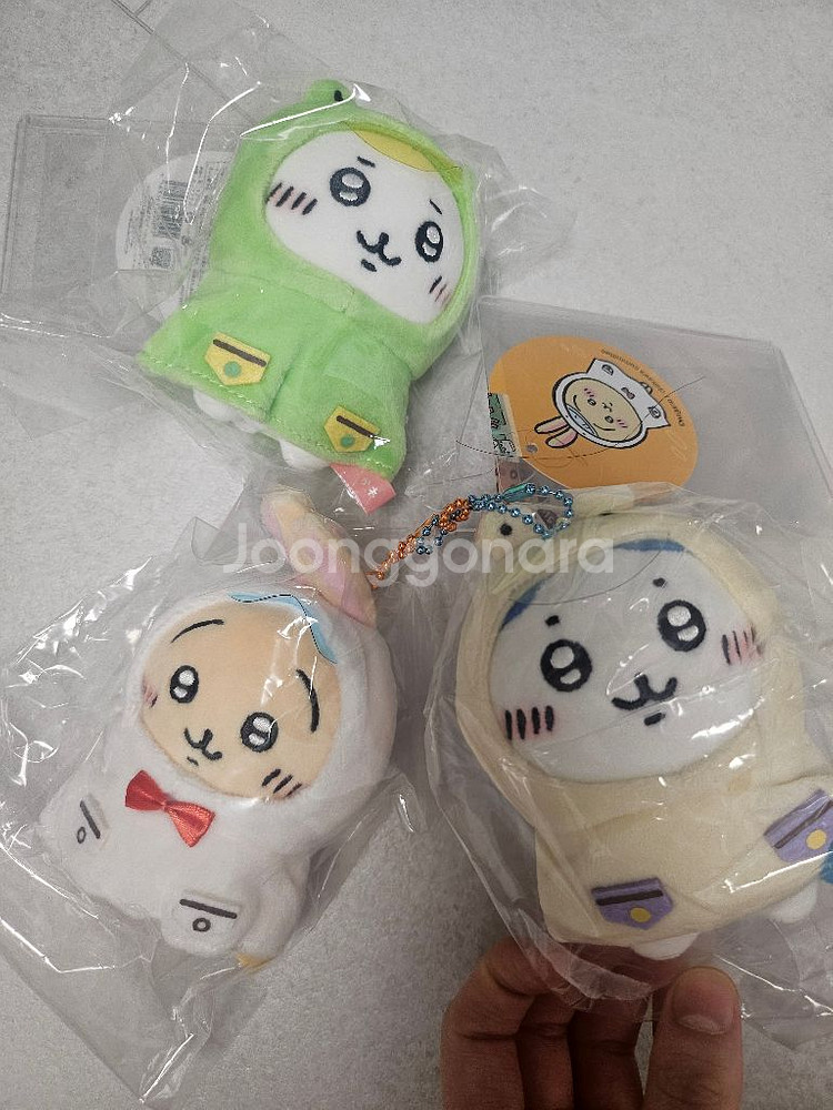 치이카와 우비 마스코트 3종일괄--0