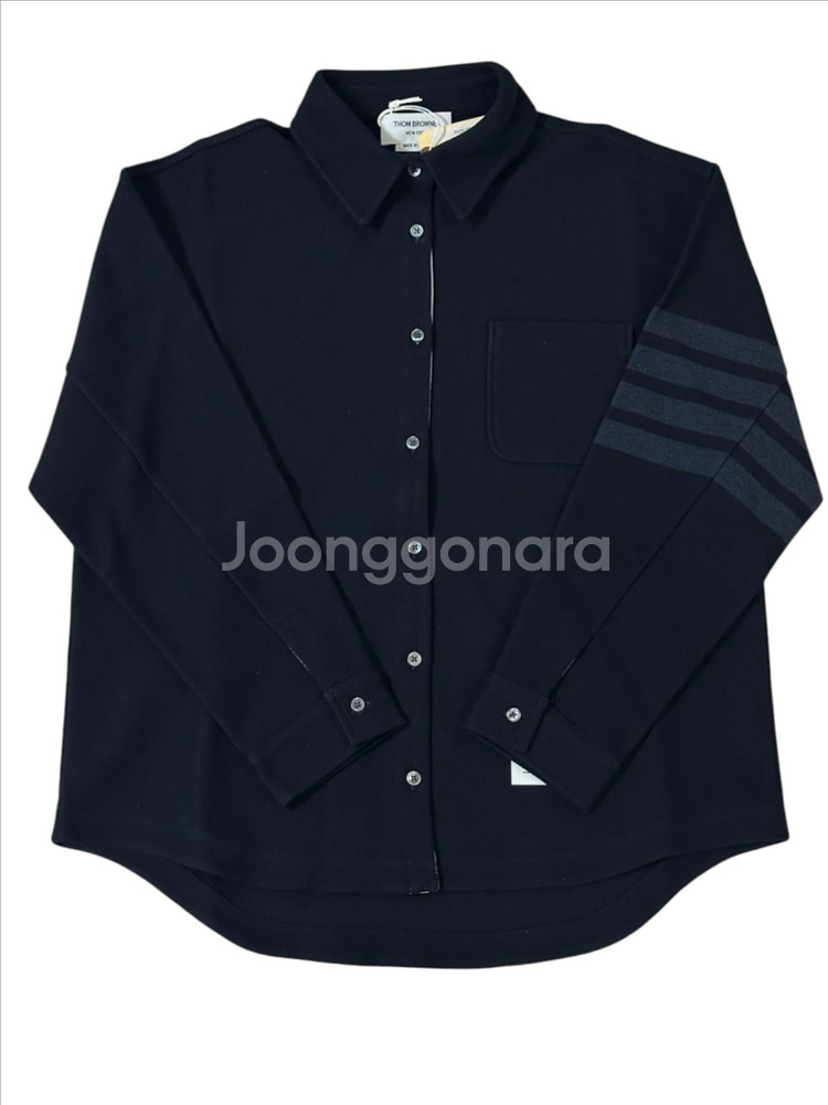 (정품)톰브라운 테크 트윌 저튼 다운 셔츠형 자켓--1
