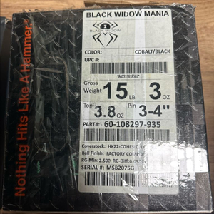 블랙위도우 매니아 15p 볼링공