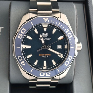 태그호이어 구형 아쿠아레이서 쿼츠 청판 43mm