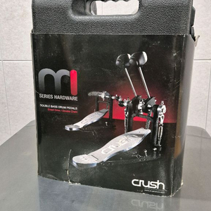CRUSH M1 베이스드럼 더블페달 팝니다