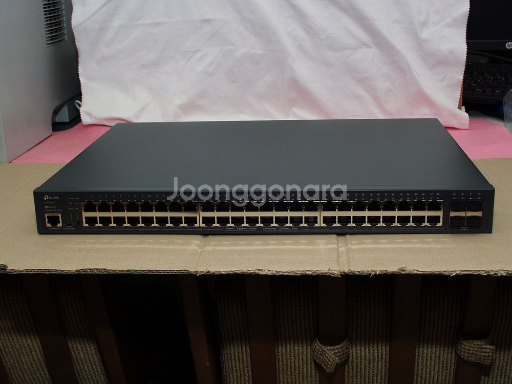 미사용 TL-SG3452P 52포트 기가비트 스위치허브--1