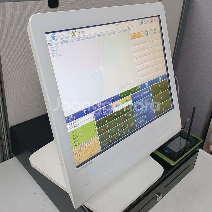 밸런스중고포스기 윈10 메모리4G SSD64G터치모니터--0