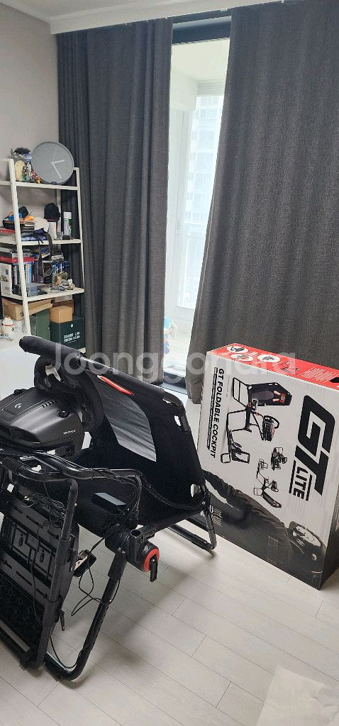 로지텍 G923 + 넥스트레벨 F-GT Lite 거치대--0