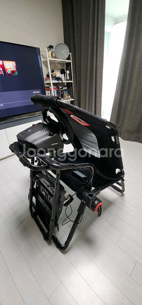 로지텍 G923 + 넥스트레벨 F-GT Lite 거치대--9