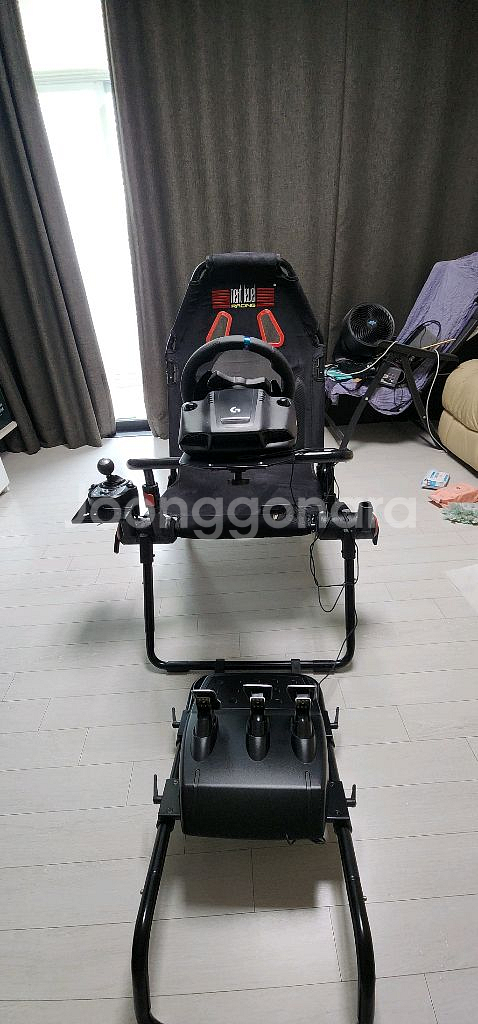 로지텍 G923 + 넥스트레벨 F-GT Lite 거치대--7
