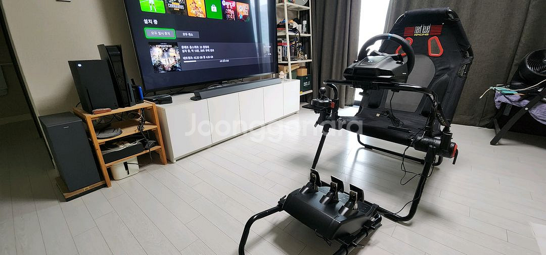 로지텍 G923 + 넥스트레벨 F-GT Lite 거치대--6