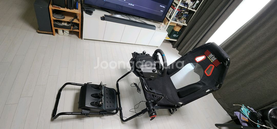 로지텍 G923 + 넥스트레벨 F-GT Lite 거치대--8