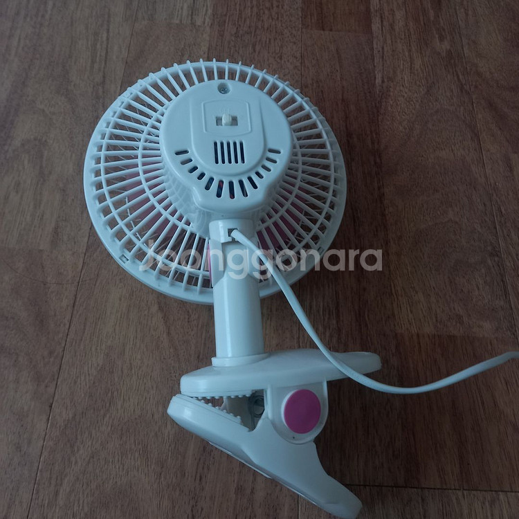 무료배송) 탁상용 집게 미니 선풍기 팝니다--1
