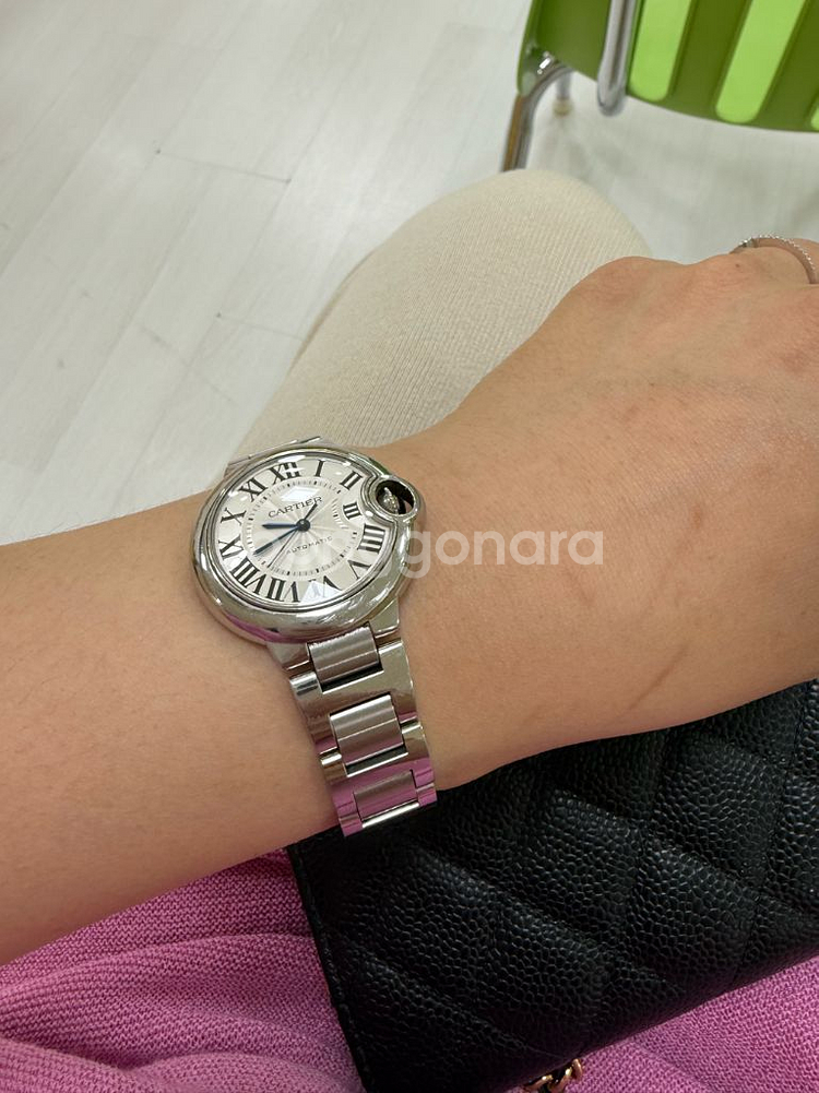 까르띠에 발롱블루 33미리--0