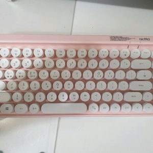 octto 핑크 무선 키보드