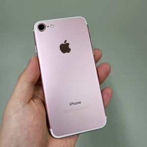 아이폰7 카메라무음 128GB 로즈골드 배터리 100%