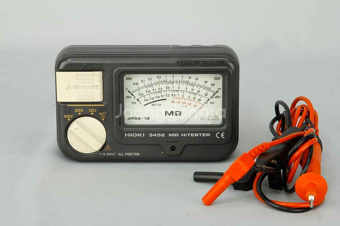 Hioki 3452-12 500V 절연저항 측정기--1