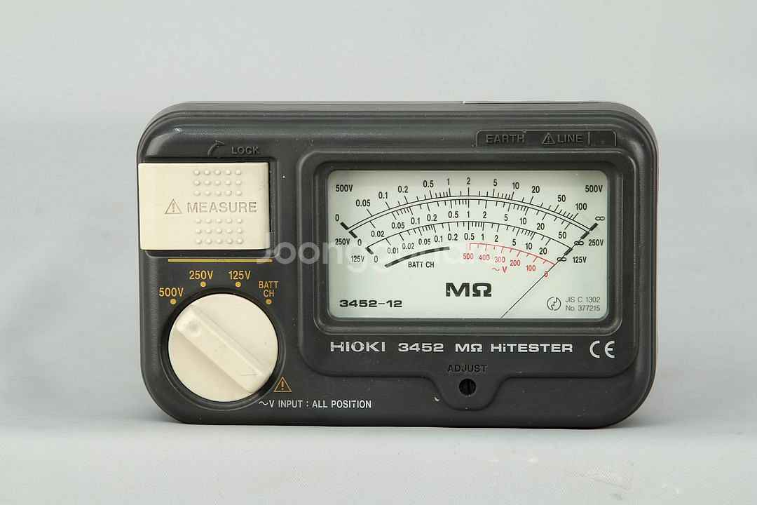 Hioki 3452-12 500V 절연저항 측정기--4