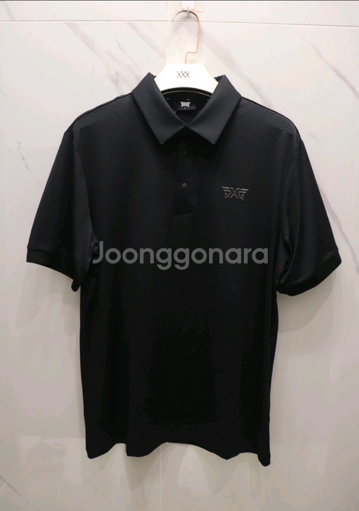 새상품 pxg 남자 골프 기능성 여름 반팔 카라 티셔츠--0
