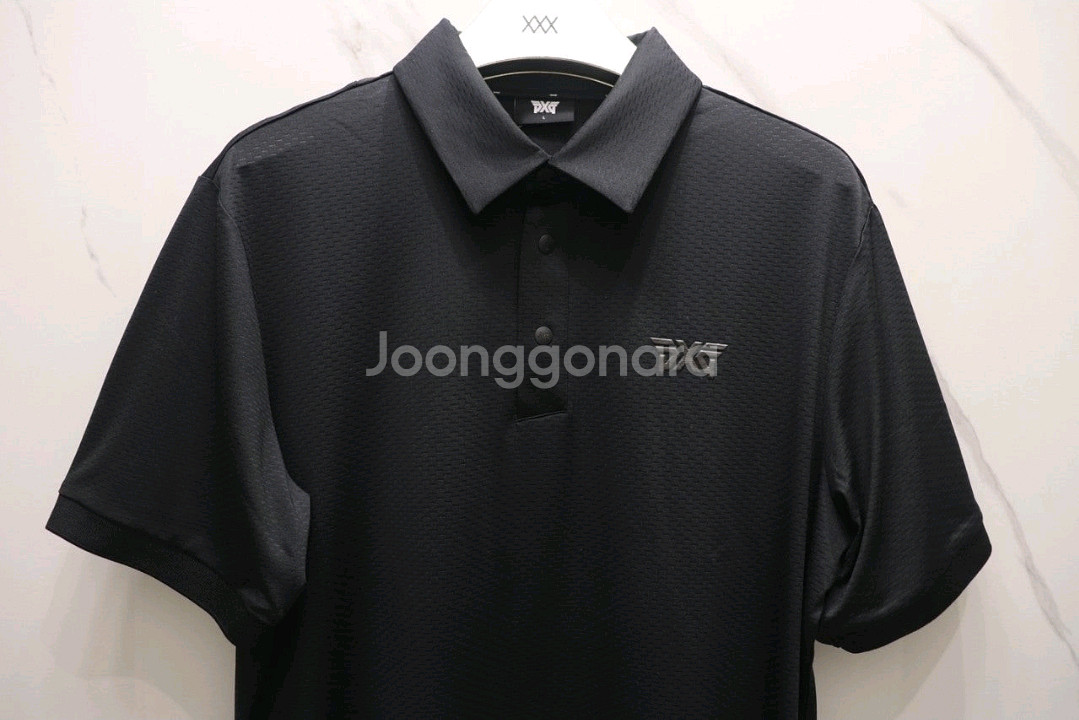 새상품 pxg 남자 골프 기능성 여름 반팔 카라 티셔츠--3