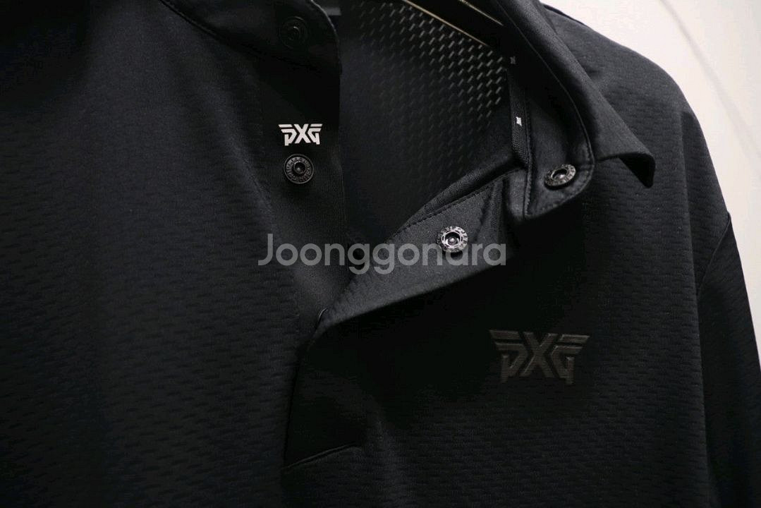 새상품 pxg 남자 골프 기능성 여름 반팔 카라 티셔츠--4