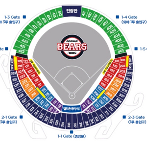 6월3,4일 두산vs기아 1,3루 블루 오렌지 네이비