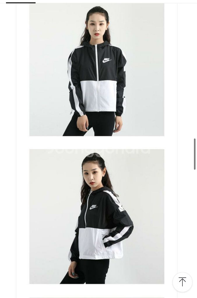 나이키 우먼스 우븐 자켓--2