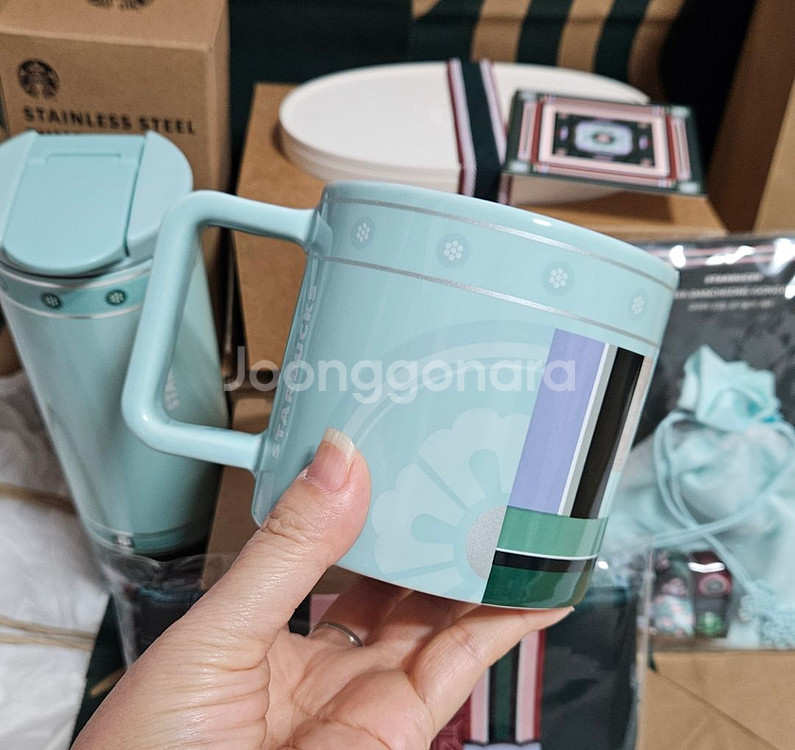 새상품>스타벅스 광복절 코리아 단청 머그 355ml--2