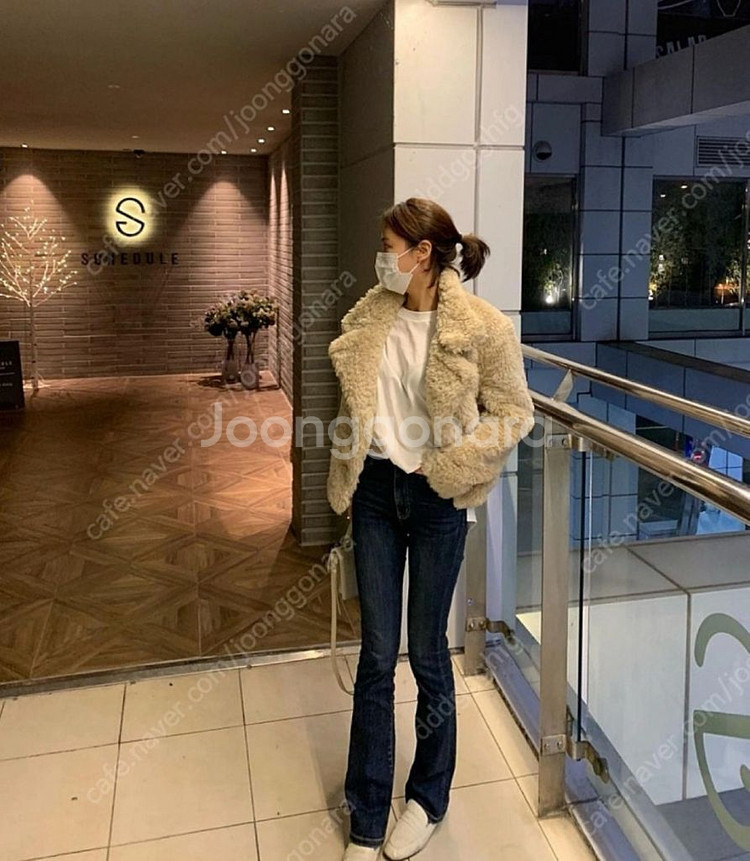 유메르 램 퍼 무스탕 자켓--3