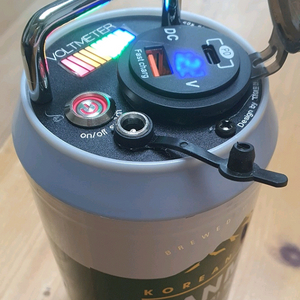 캠핑 갬성 맥주캔 파워뱅크 맥뱅(12.6V 12A)