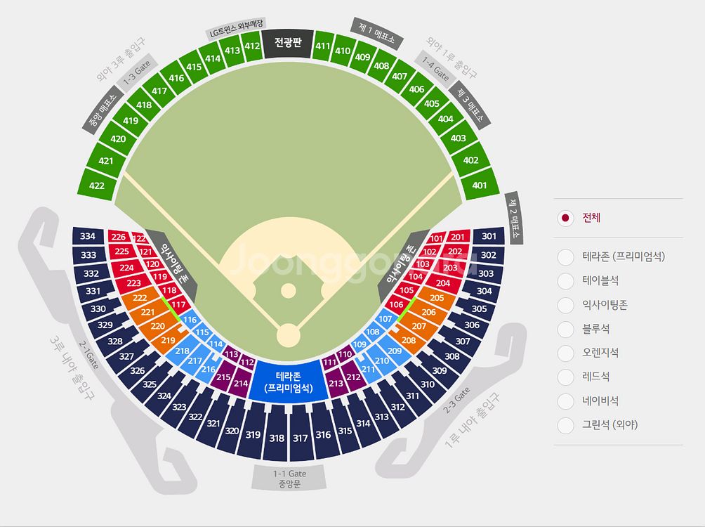 (전좌석)27일 28일 29일 LG엘지 vs 한화--0