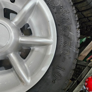 골프카트 타이어+휠(철) 205/50-10(켄다)