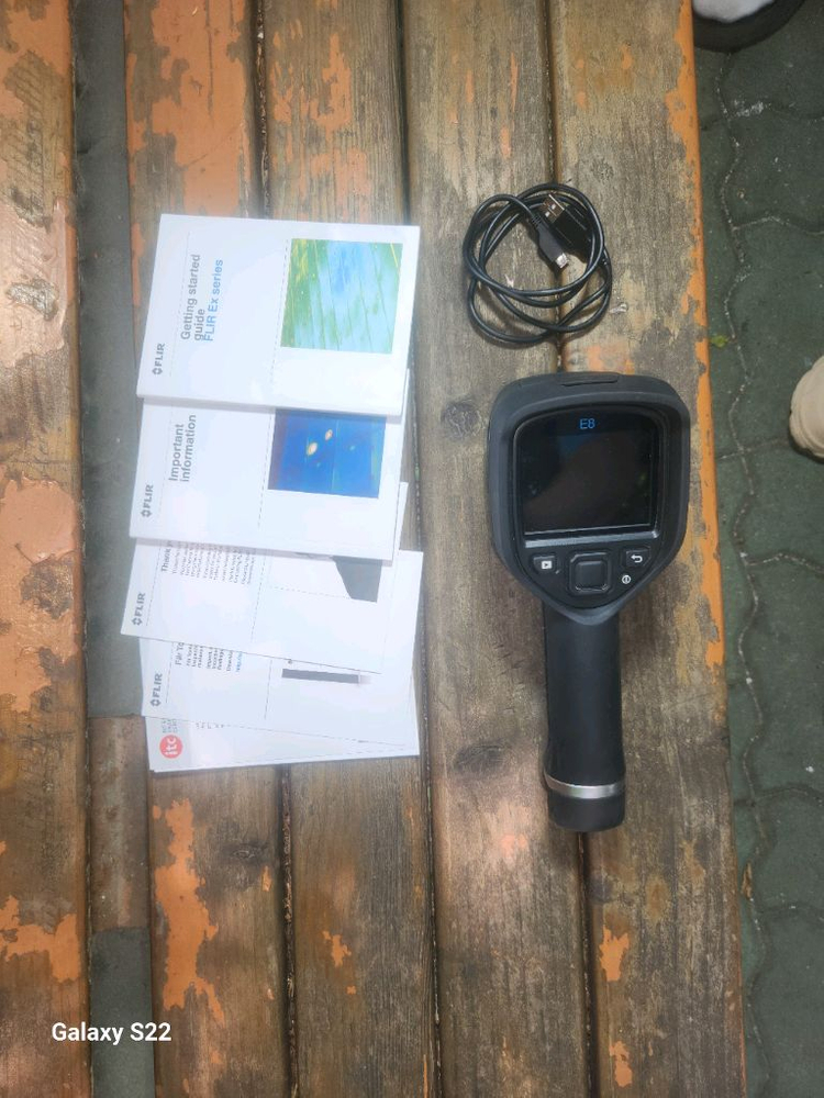 플리어E8 열화상카메라 이미지