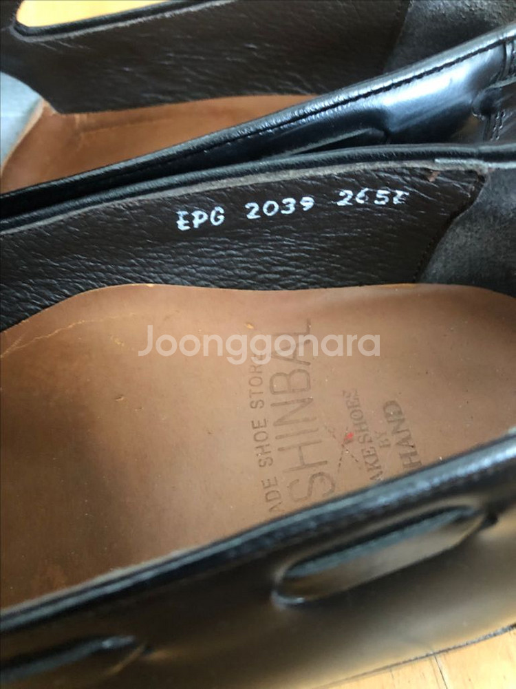 손신발 수제화 클래식 테슬로퍼 블랙 265--8