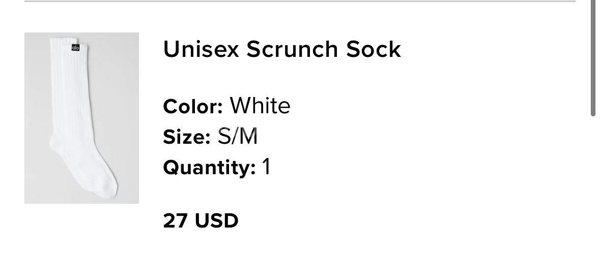 alo 알로요가 Scrunch Socks--1