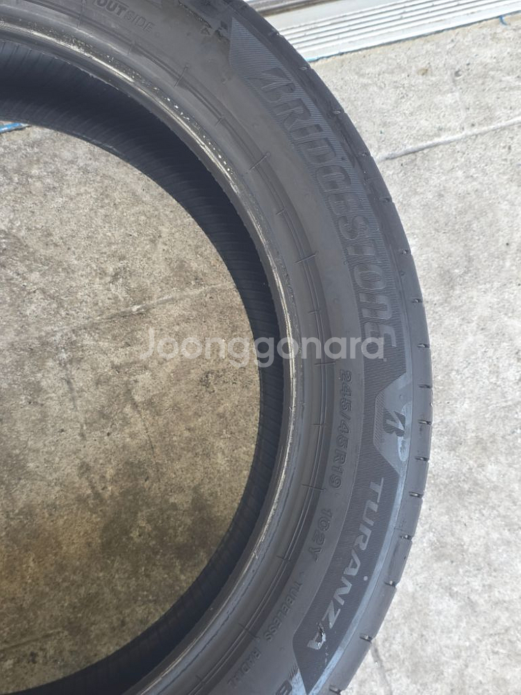 BMWㅡ520I 순정타이어 4짝--0