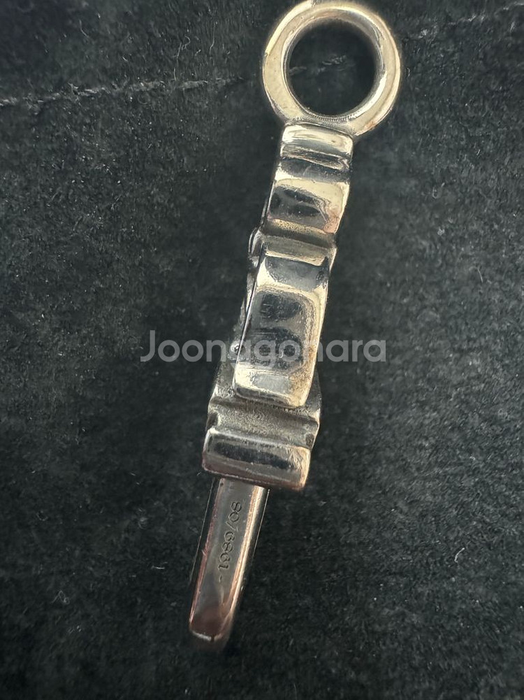 크롬하츠 더블대거 팬던트 정품 영수증x--4