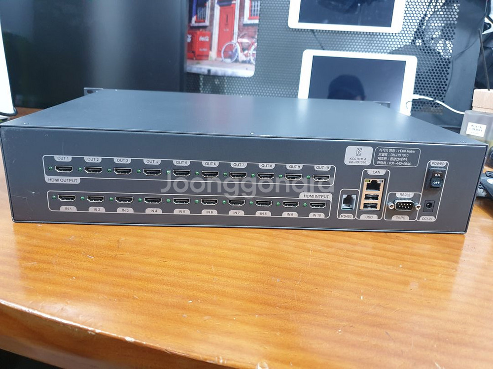 10x10 HDMI 매트릭스 영상 분배기--5