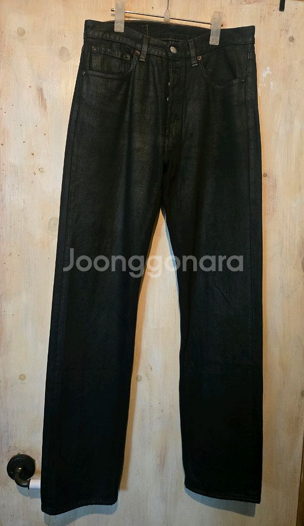 무배) 리바이스 501 블랙 코팅진 USA made32--0
