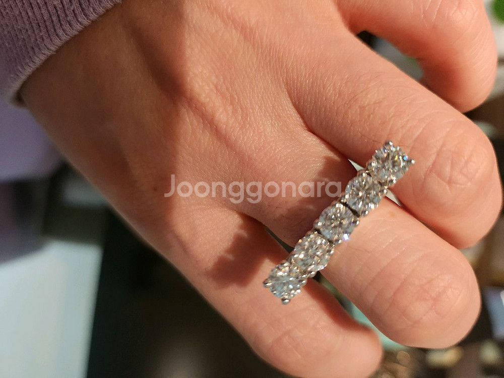 14k 모이사나이트 반지--0