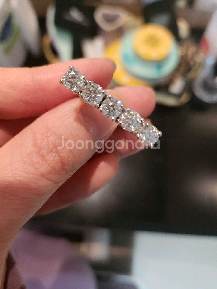 14k 모이사나이트 반지--1