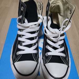(2회착) 컨버스 하이 블랙 230-235