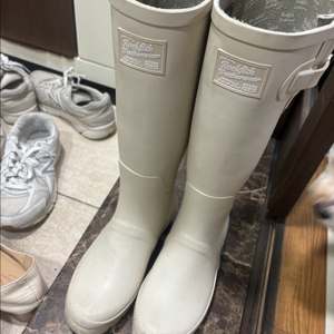 락퓌시 웨더웨어 240 레인부츠 롱 아이보리