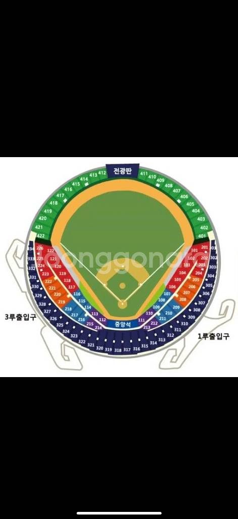 6월 3일 두산 vs 기아 3루외야 2연석--0