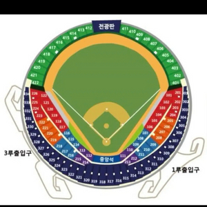 6월4일 두산 vs 기아 1루 오렌지 2연석