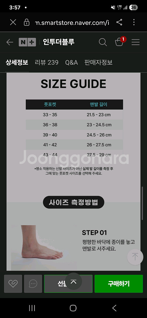 고고 리버티 프리다이빙 핀--7