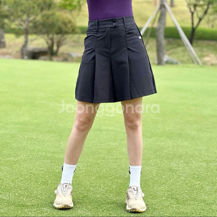 PXG 여성 골프웨어 우먼 골프 썸머 주름 하프 팬츠--9