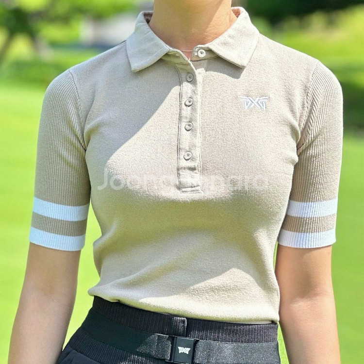 PXG 골프 여성 썸머 미들 슬리브 반팔 스웨터--5