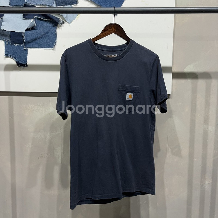 (100) 칼하트 캐주얼 스트릿 포켓 반팔티--0