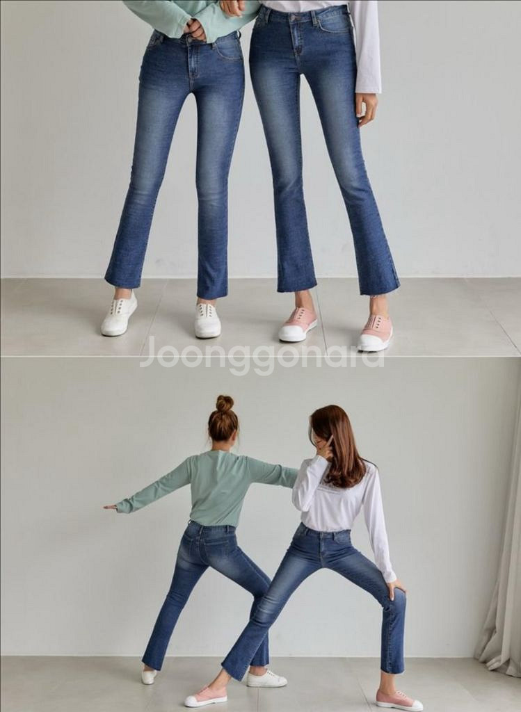 세미부츠컷 청바지 판매합니다--1